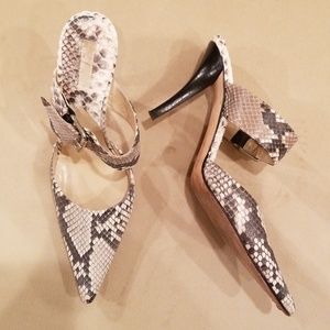 Michael Kors Snakeskin Pumps 7.5